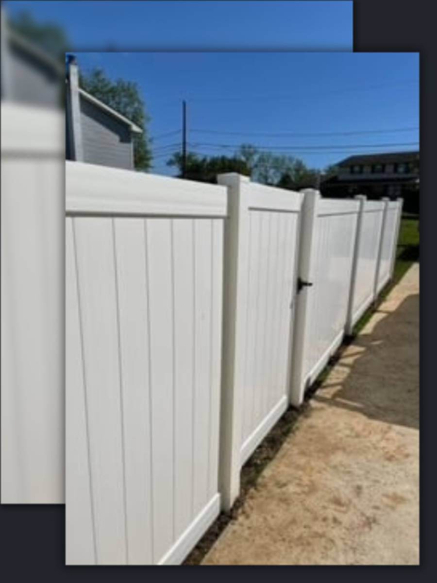 Vinyl Fence Blur Clone Imgae